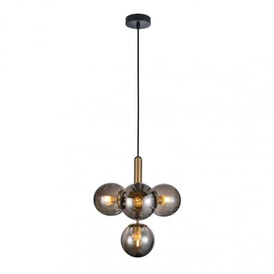 kinkiecik.pl Lampa wisząca Ravena PND-2324-4B BRO+SG Italux